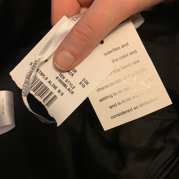 NWT Size 12 Black strapless dress (long) - Picture 7 of 8